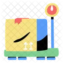 Weight Scale Cardbooard Icon