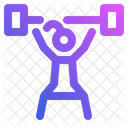 Weight Lifting Workout Gym Icon