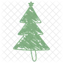 Weihnachtsbaum Weihnachtsbaum Konischer Baum Symbol