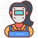 Welder Metalwork Apron Icon