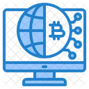 Welt Bitcoin  Symbol