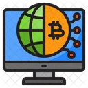 Welt Bitcoin  Symbol