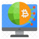 Welt Bitcoin  Symbol