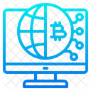 Welt Bitcoin  Symbol