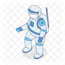 Weltraumforschung Entdecker Astronaut Symbol