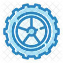 Car Wheel Tire Icon