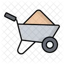 Wheel Barrow Wheelbarrow Barrow 아이콘