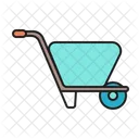 Wheel Barrow Wheelbarrow Trolley 아이콘