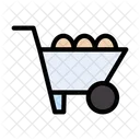 Wheelbarrow Agriculture Handtruck Icon