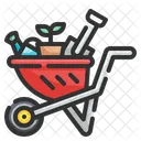 Wheelbarrow Equipment Plant Icon