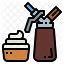 Whipped Cream Dessert Gas Icon