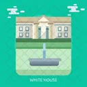 White House Usa Icon