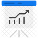 화이트보드 프레젠테이션 분석 아이콘