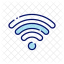 Wi Fi 무선 네트워크 비행기 감시 서비스 아이콘