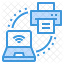 Wifi Printer  Icon