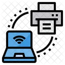 Wifi Printer  Icon