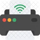 Printer Wifi Internet Of Things Icon