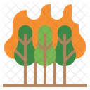 Wildfire Bushfire Forest Fire Icon