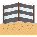 Windbreak Beach Shield Symbol