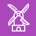 Windmill Energy Ecology Icon