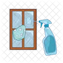 Bottle Spray Clean Icon