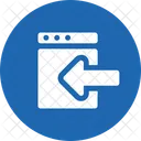 Window Export Arrow Icon