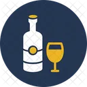 Wine Bottle Glass Icon