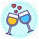 Wine Glasses Icon