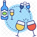 Wine Glasses Icon