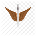 Bird Angel Feather Icon