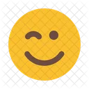 Wink Winking Emoji Icon