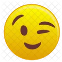 Wink Happy Look Icon