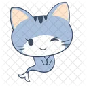 Smile Happy Cat Icon