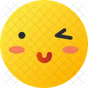 Wink Smiley Avatar Icône