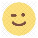 Wink Emoji Emoticons Icône