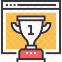 Winner Trophy Medal Icon