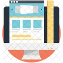 Wireframe Web Layout Icon