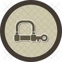 Wire Lock Anti Theft Security Icon