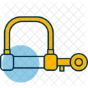 Wire Lock Anti Theft Security Icon