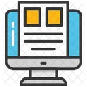 Wireframe Web Layout Icon