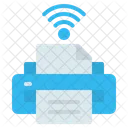 Printer Print Wifi Icon