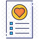 Wish List Checklist Icon