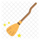 Witch Broom Magic Icon