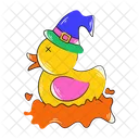 Witch Duck Duck Hat Dead Duck Icon