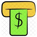 Withdraw Atm Currency Icon