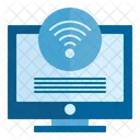 WLAN Monitor Computer Symbol