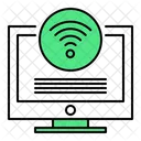 WLAN Monitor Computer Symbol