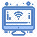 Monitor Bildschirm WLAN Symbol