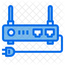 WLAN Router Haushaltsgerate Elektro Symbol