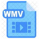 Wmv Datei Dokument Symbol